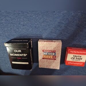 Adult Couples Card Game (21+) Lot of 3